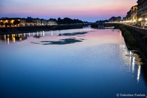 Toscane coucher soleil Florence - Valentine Poulain