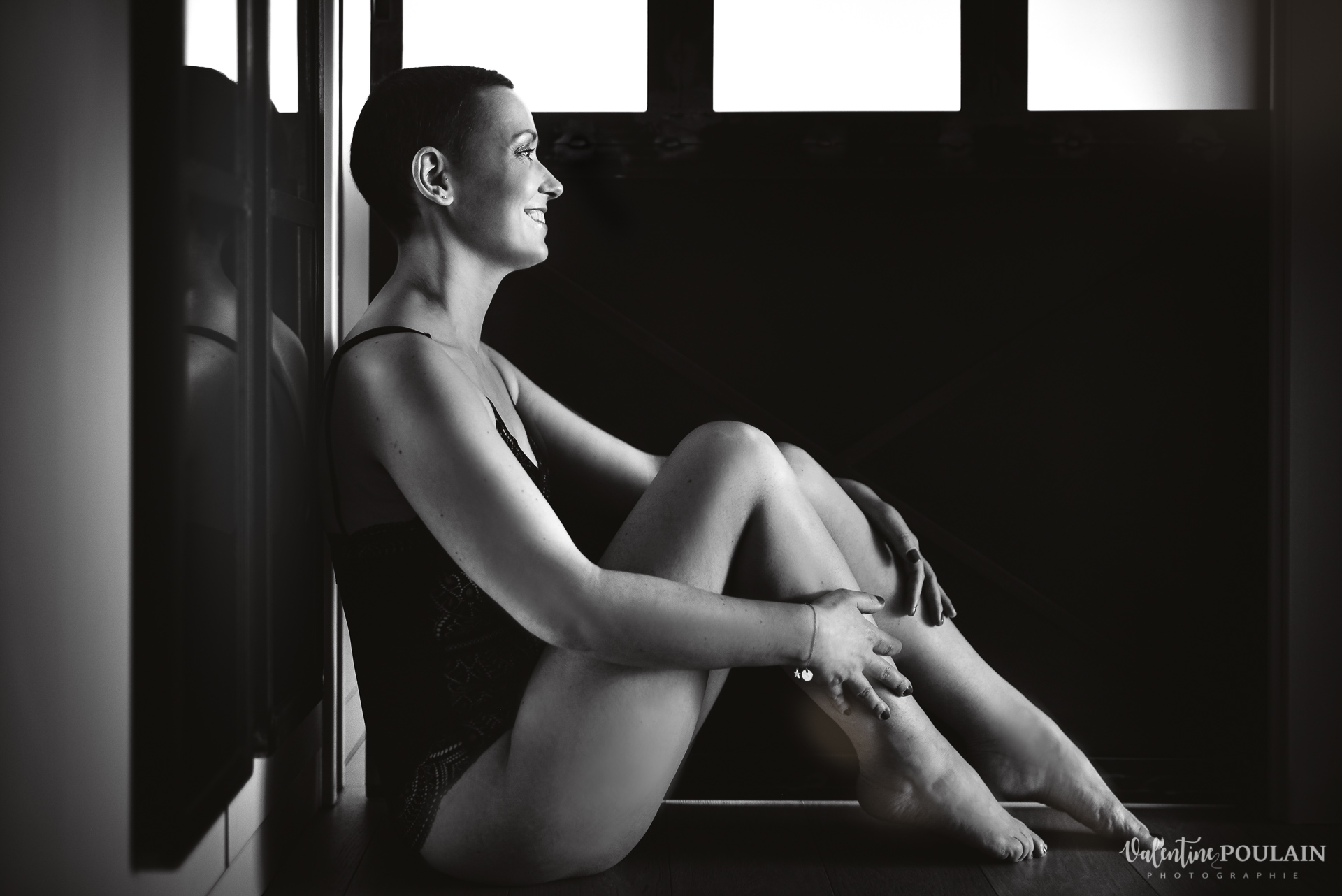 boudoir n&b couloir - Valentine Poulain