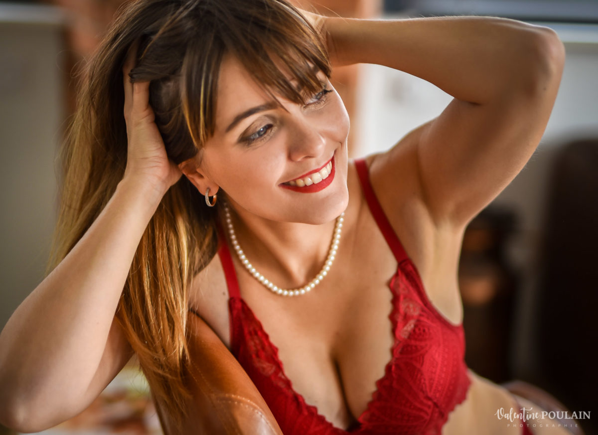 boudoir rouge - Valentine Poulain