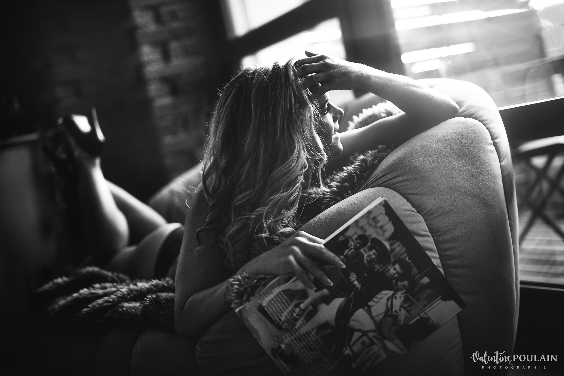 magazine portrait boudoir - Valentine Poulain