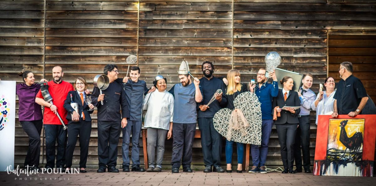 Shooting corporate La Palette Valentine Poulain équipe