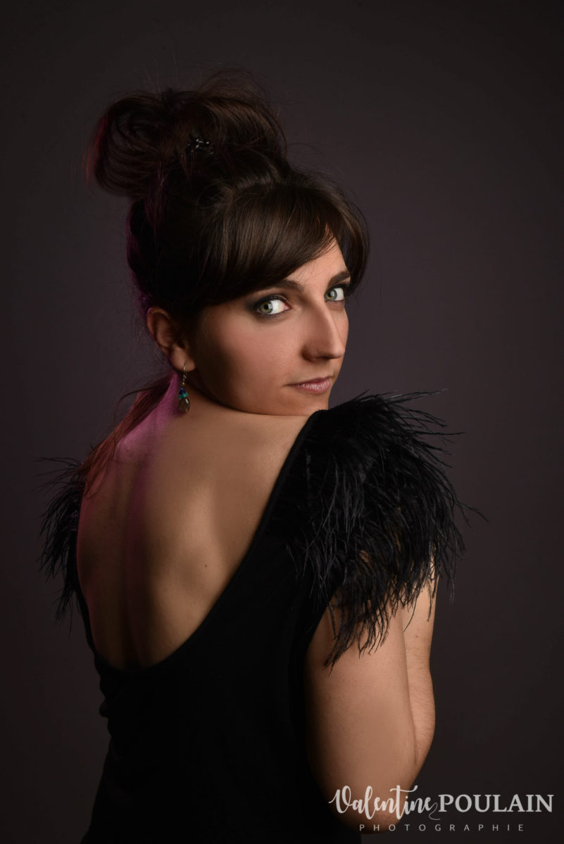 Shooting portrait studio Anais dos - Valentine Poulain