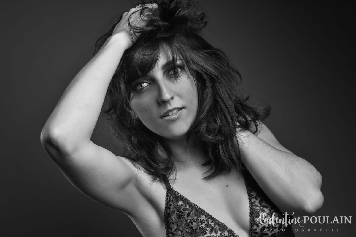 Shooting portrait studio Anais sexy - Valentine Poulain