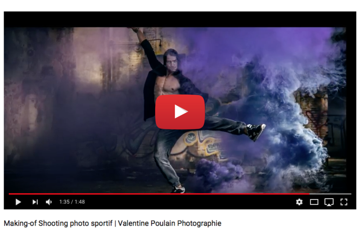 Voir video making-of shooting sportif - Valentine Poulain Photographie