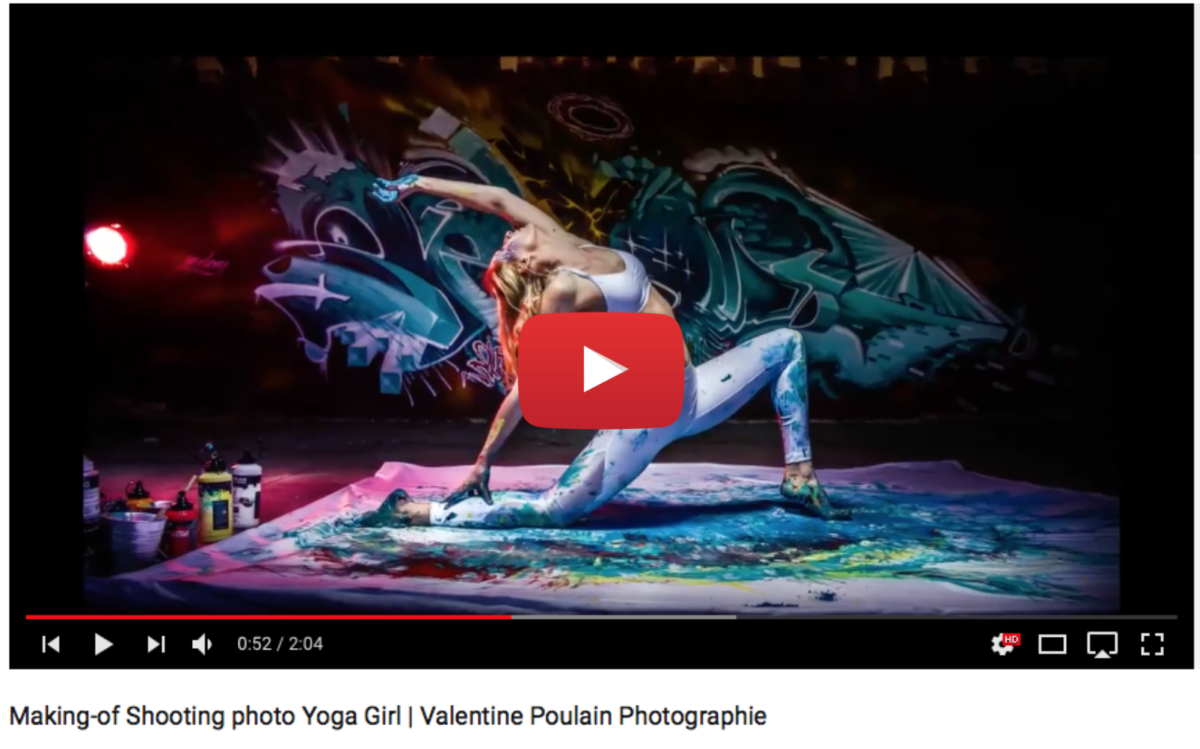 Voir video making-of shooting photo yoga girl - Valentine Poulain Photographie