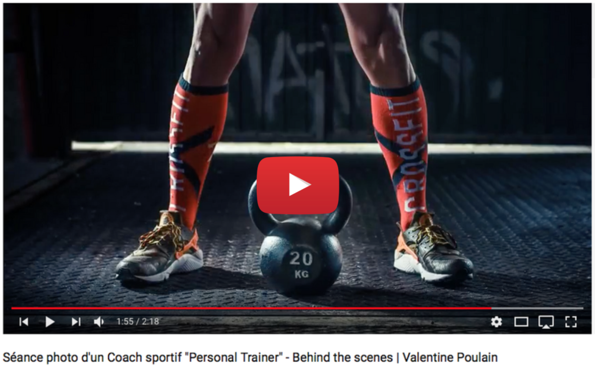 Voir video Coach sportif Personal Trainer - behind scene- Valentine Poulain Photographie