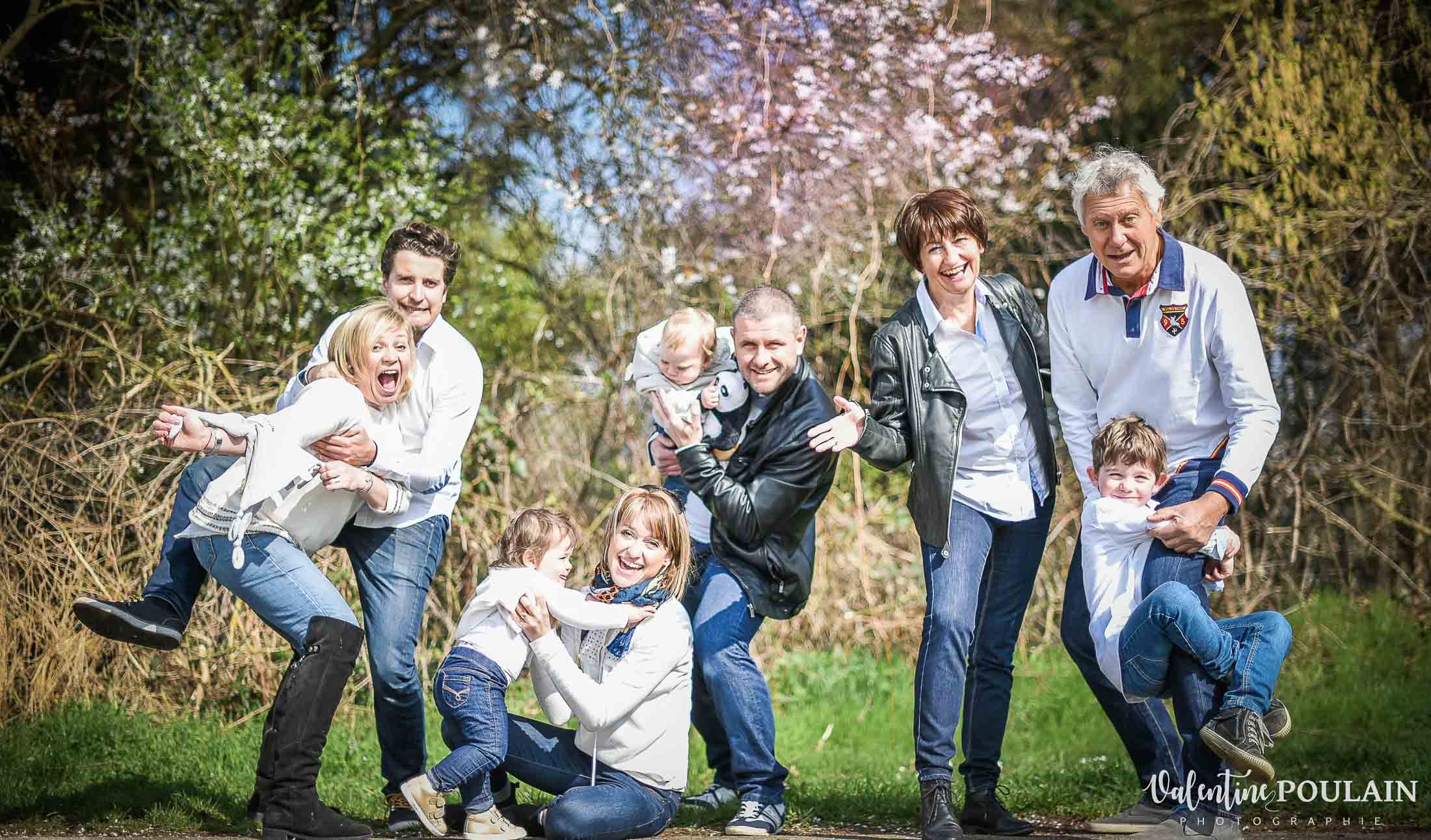 Photo fou-rire - Valentine Poulain famille 