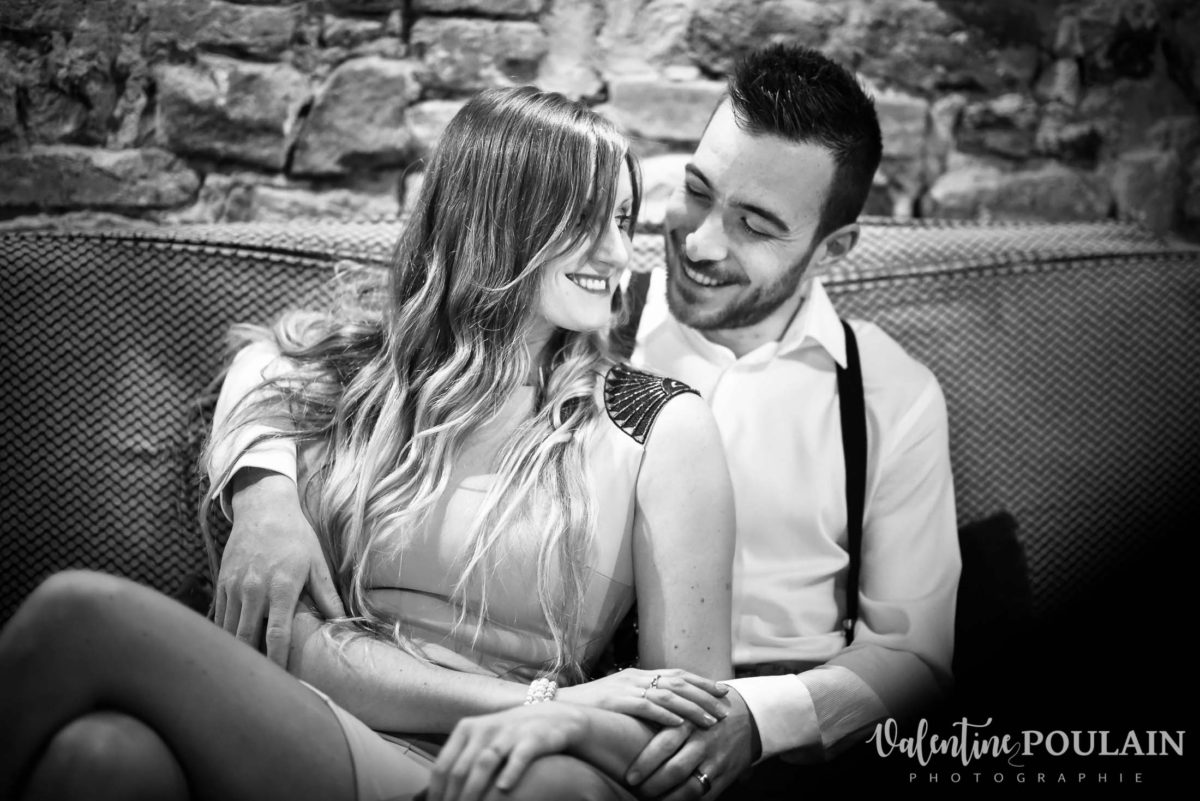 Shooting engagement demande mariage câlin