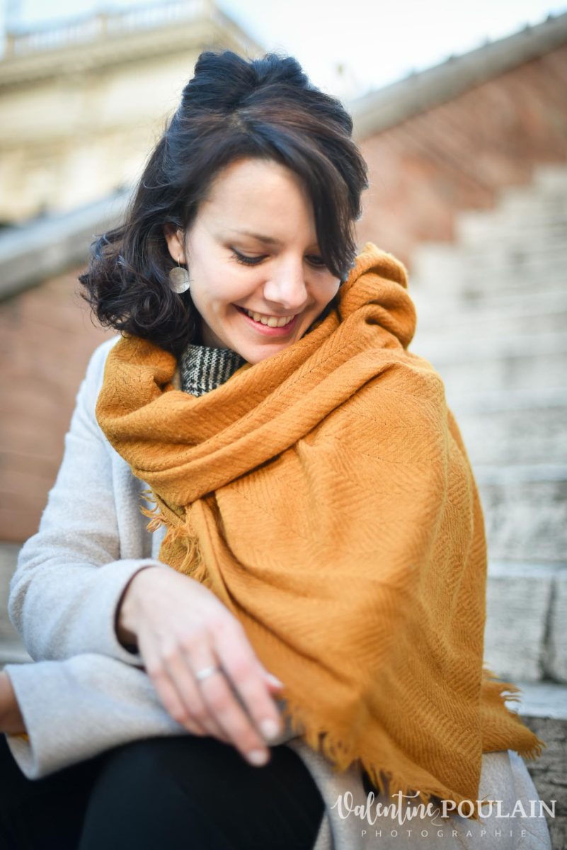 Shooting portrait Silvene Rome Créatrice douce