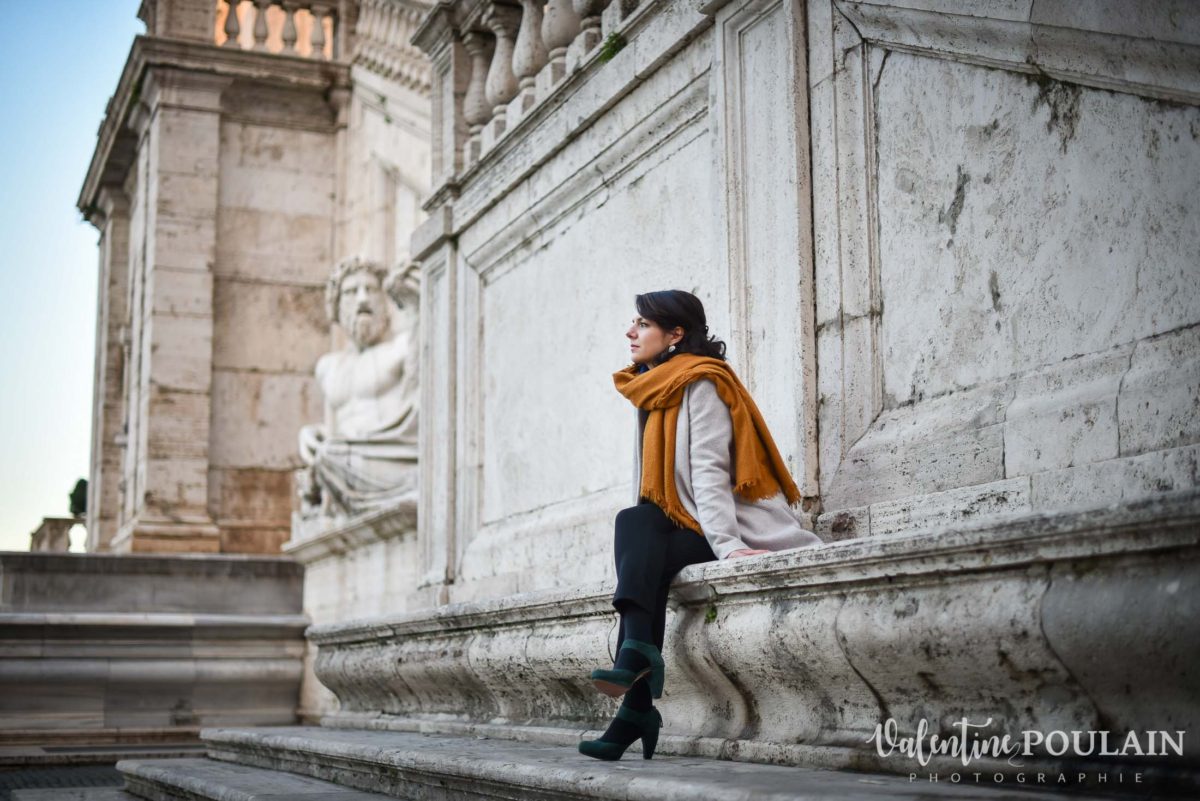 Shooting portrait Silvene Rome Créatrice profil