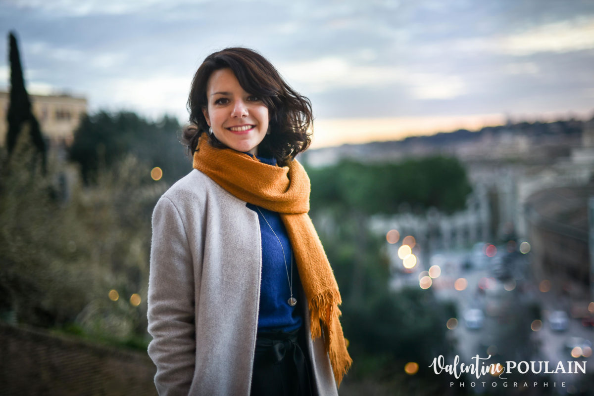 Shooting portrait Silvene Rome Créatrice punchy