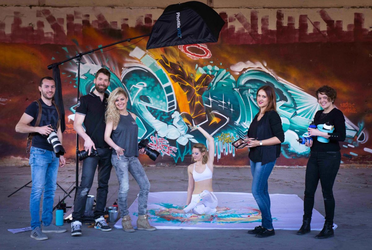 Equipe shooting Julie Yoga