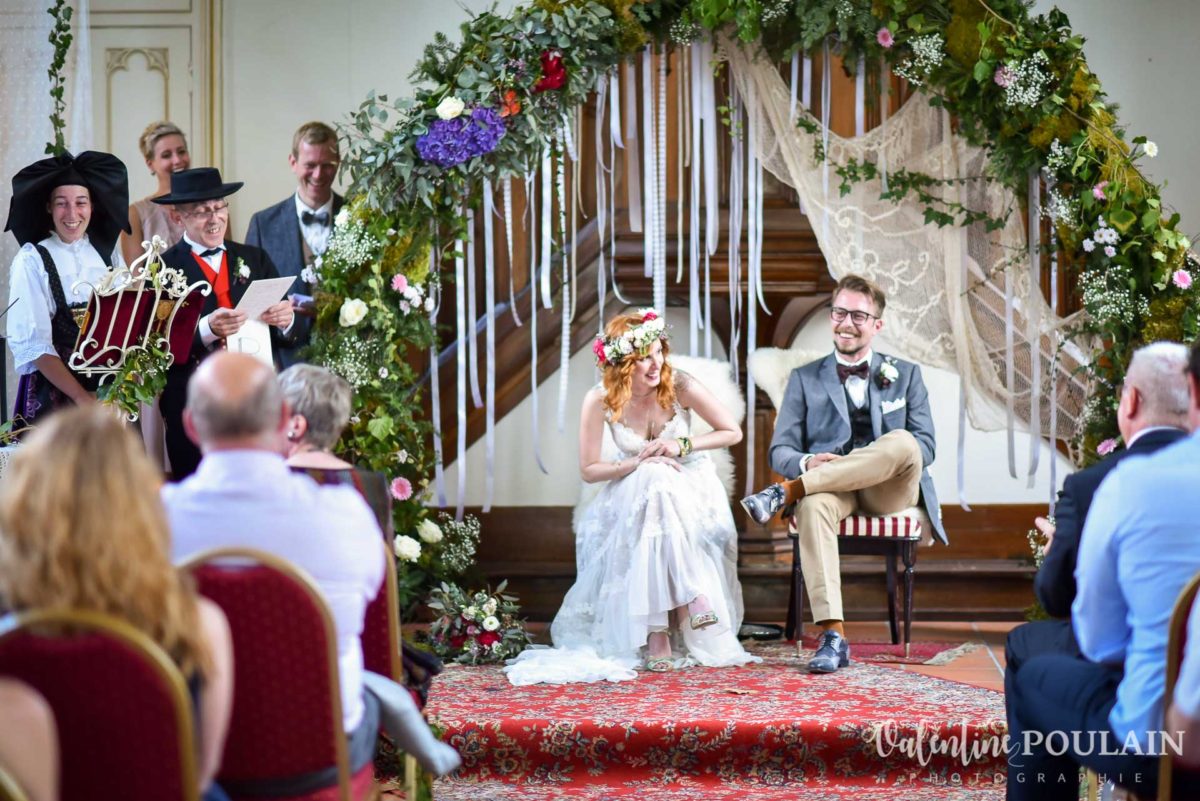 Mariage hippie funky - Valentine Poulain - rire