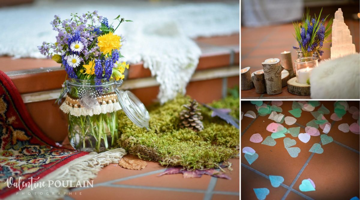 Mariage hippie funky - Valentine Poulain détail