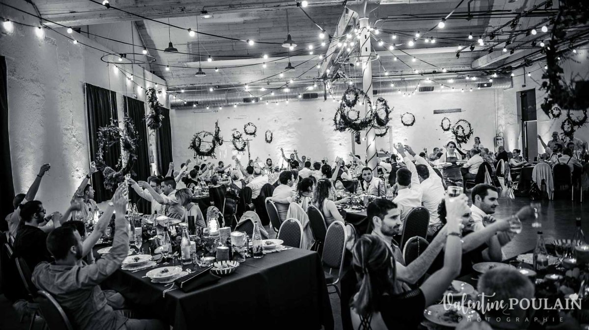 Mariage hippie funky - Valentine Poulain salle netb