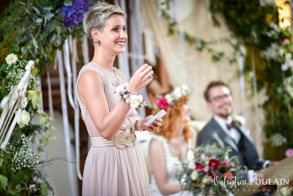 Mariage hippie funky - Valentine Poulain la témoin