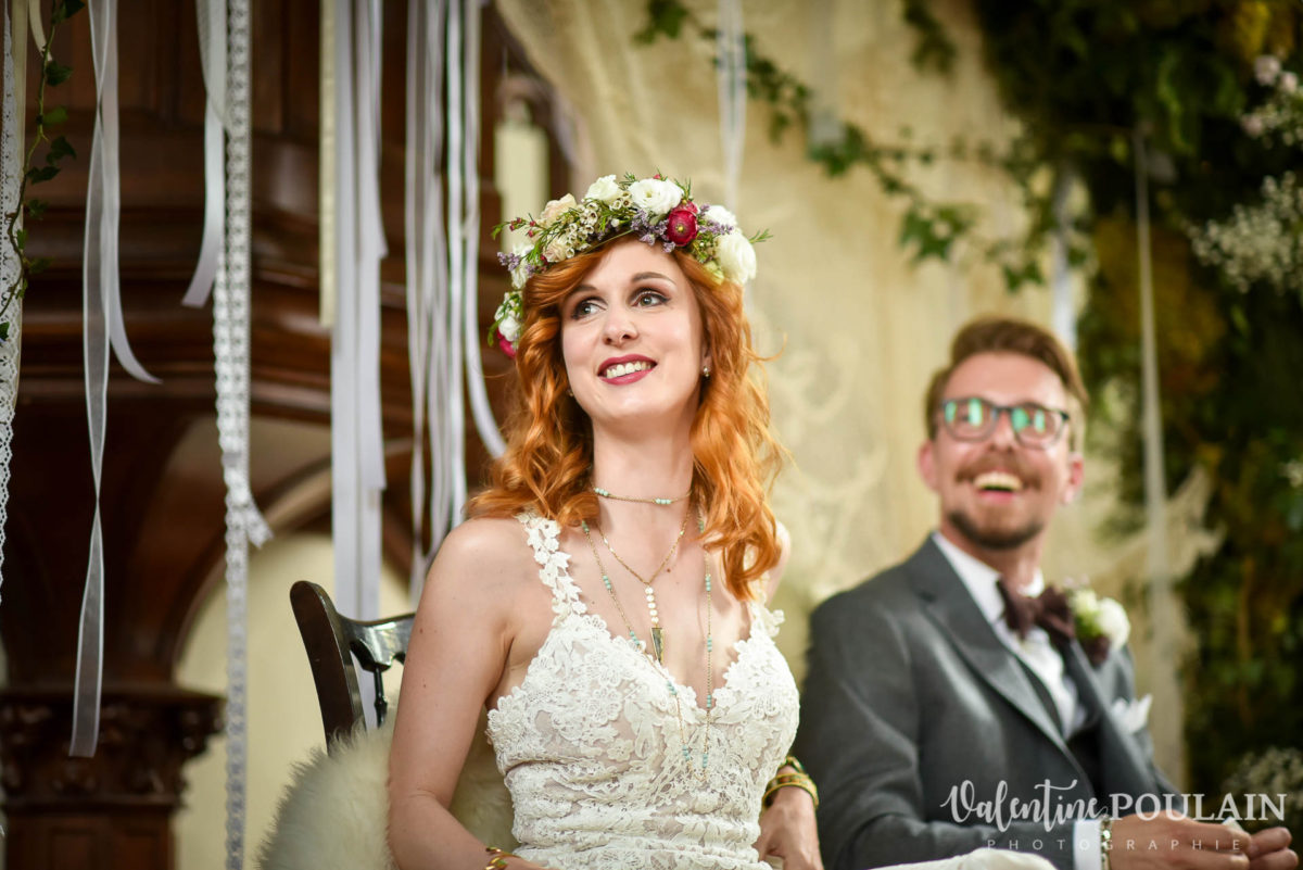 Mariage hippie funky - Valentine Poulain regard