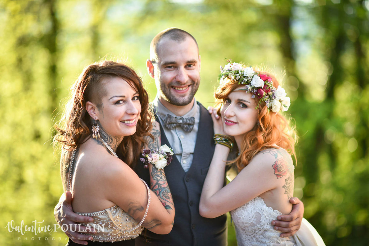 Mariage hippie funky - Valentine Poulain frère