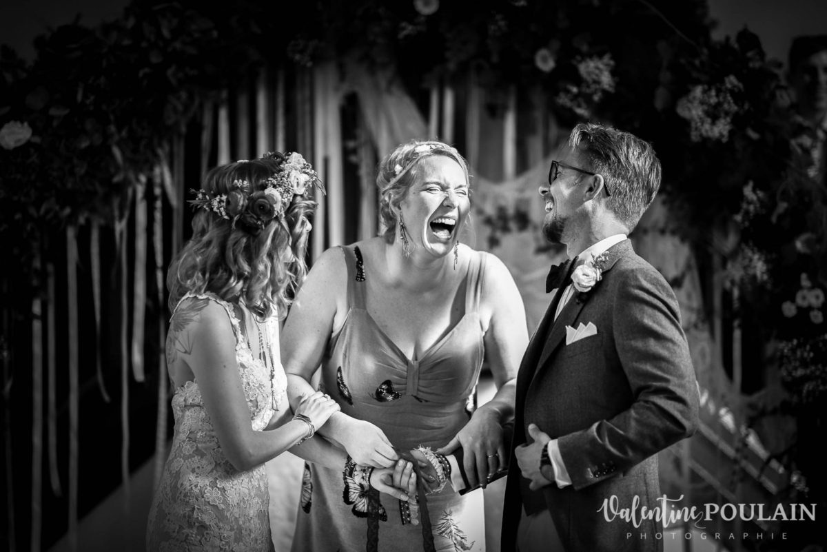 Mariage hippie funky - Valentine Poulain - fou rire