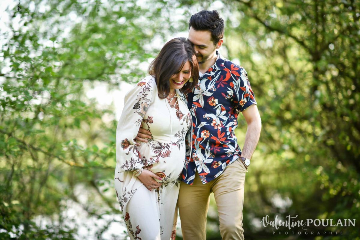 Shooting Grossesse bohème câlin