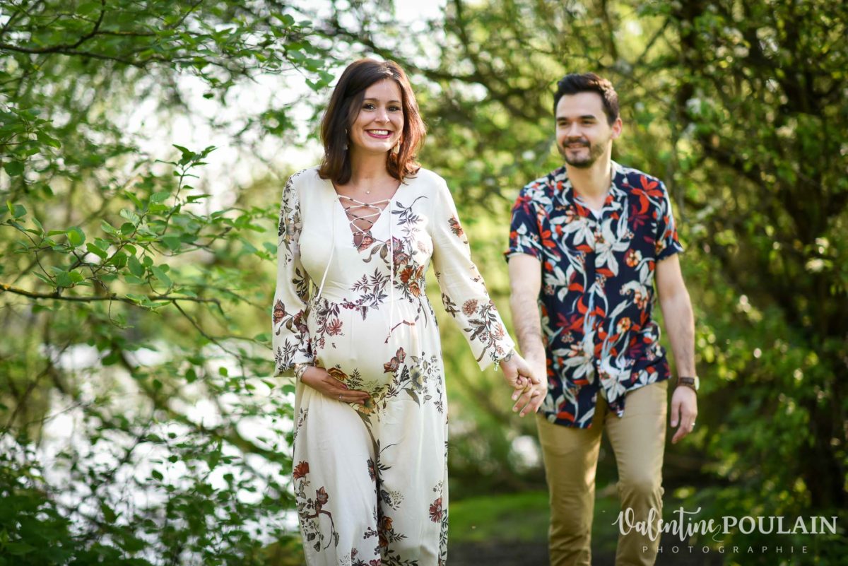 Shooting Grossesse bohème marcher