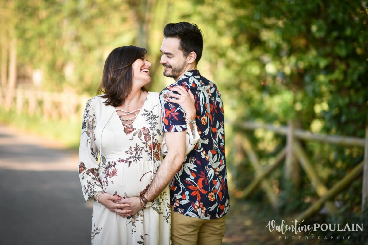 Shooting Grossesse bohème regard