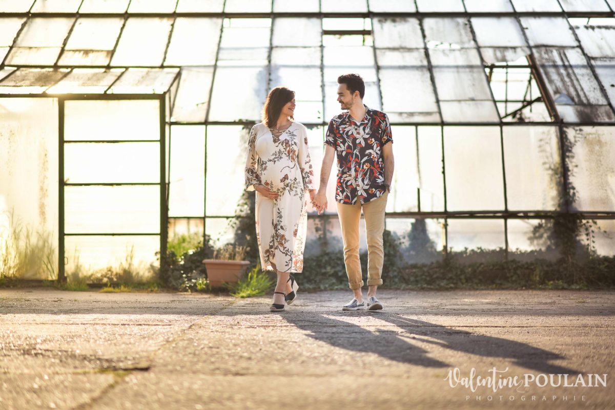 Shooting Grossesse bohème regard