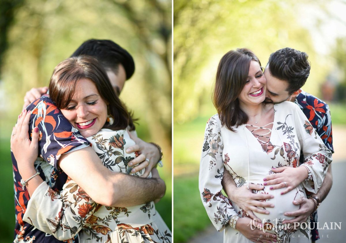 Shooting Grossesse bohème serrer