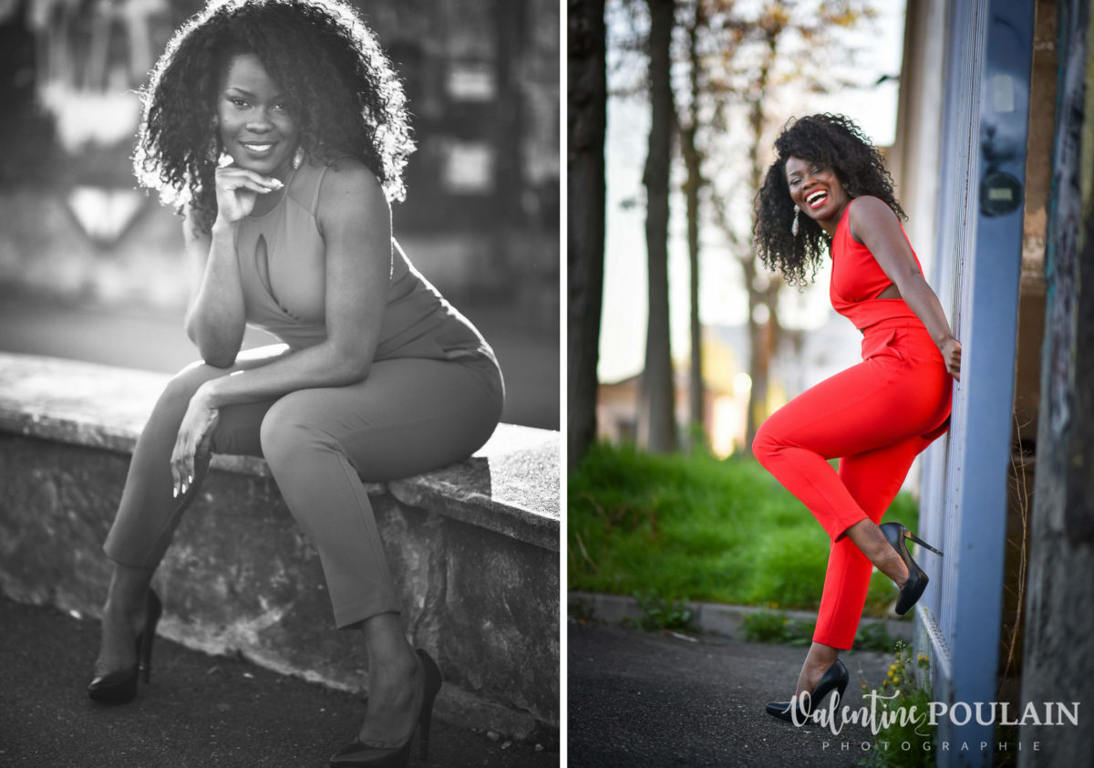 Shooting Sadio urbain poses