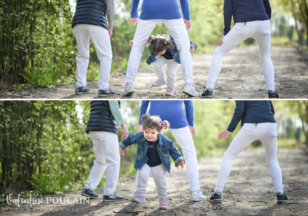 Shooting famille 4 générations femmes gambettes
