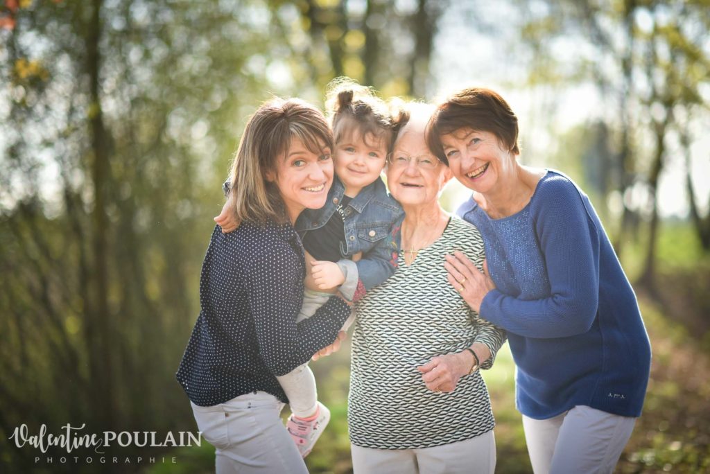 Shooting famille 4 générations femmes photo