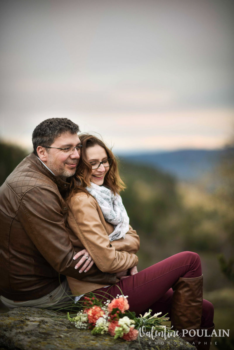 Shooting save the date montagne - Valentine Poulain vue