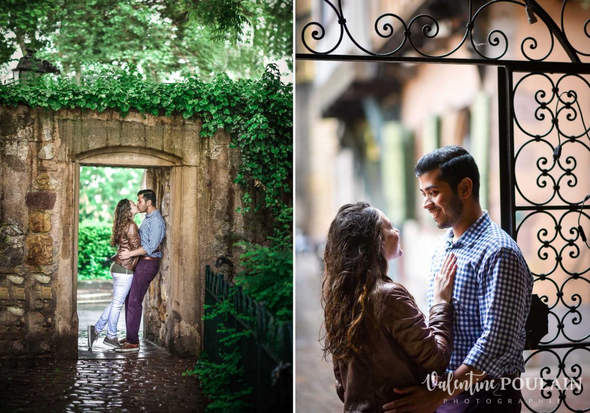 Couple pluie Colmar - Valentine Poulain