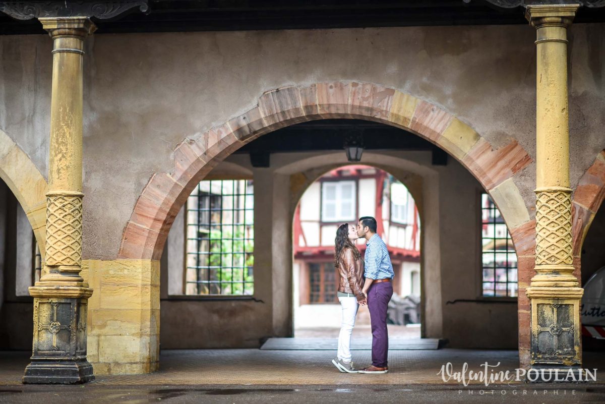 Demande mariage Colmar - Valentine Poulain bisou