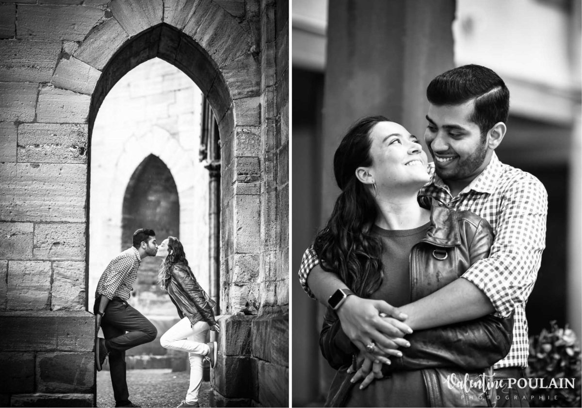 Demande mariage Colmar - Valentine Poulain noir & blanc