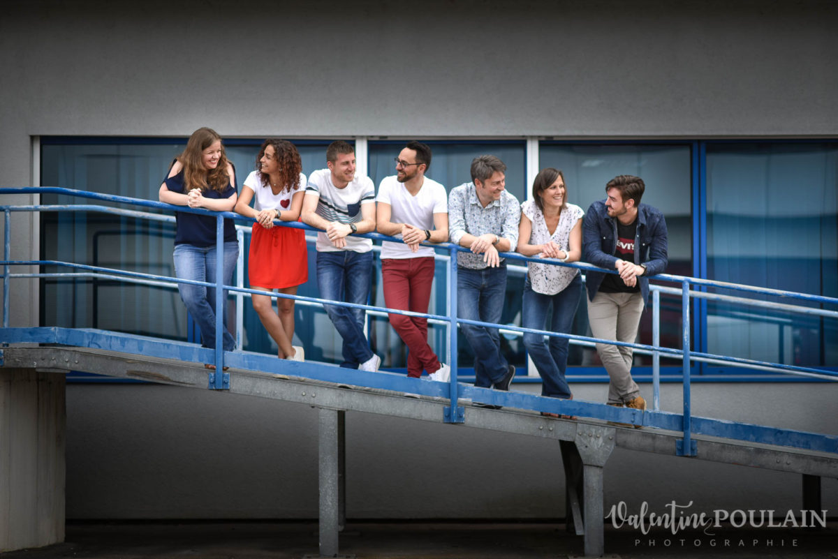 Shooting corporate portraits Editions Selz extérieur