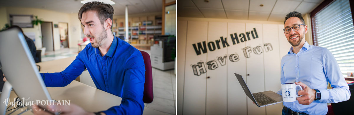 Shooting corporate portraits Editions Selz fun