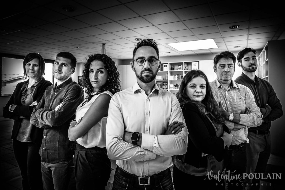 Shooting corporate portraits Editions Selz noir & blanc