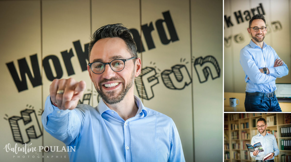 Shooting corporate portraits Editions Selz portrait