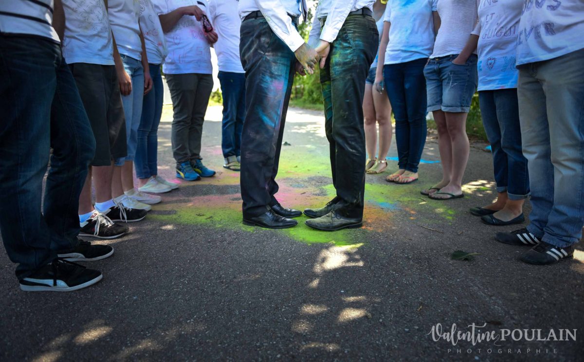 Il et il mariage couple homosexuel pied