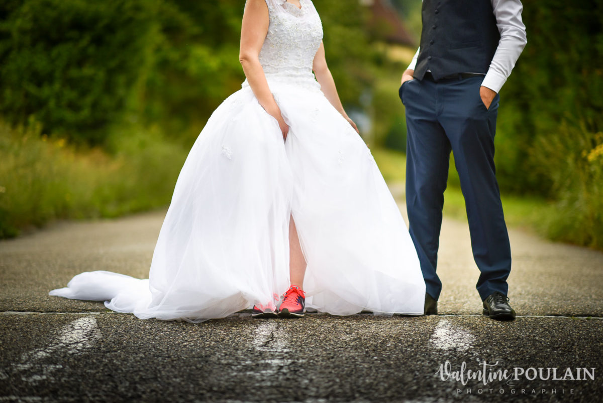 Mariage Mini rouge Fréland - Valentine Poulain départ