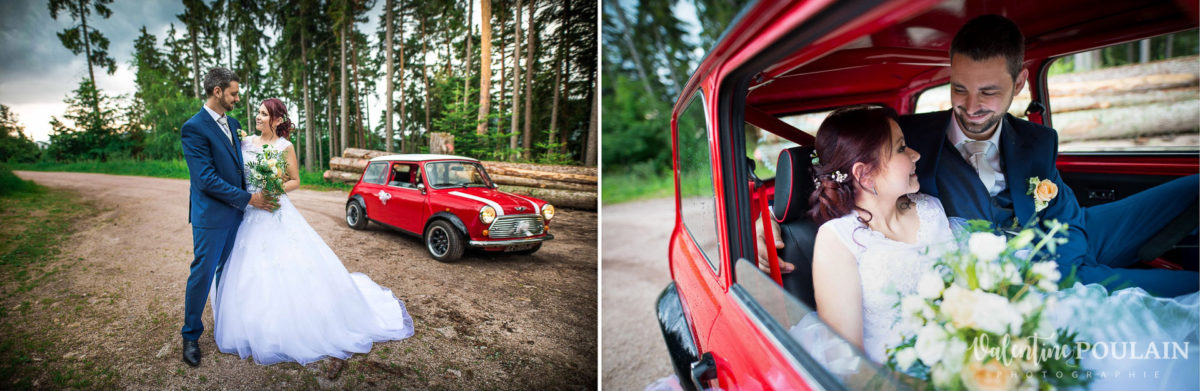 Mariage Mini rouge Fréland - Valentine Poulain poser