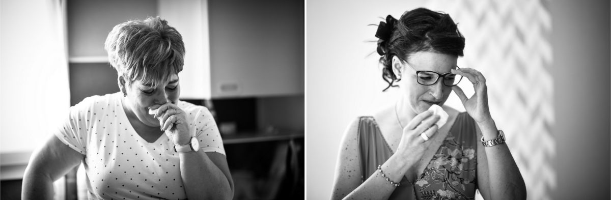 Mariage émotions Moosch pleurs - Valentine Poulain