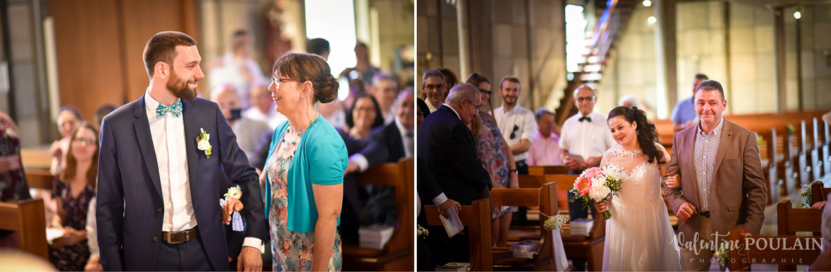 Mariage grange - Valentine Poulain arrivée