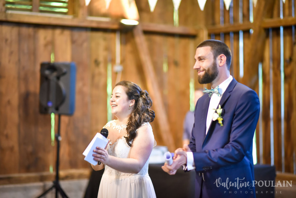 Mariage grange - Valentine Poulain discours