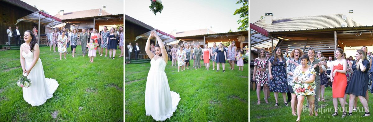 Mariage grange - Valentine Poulain lancer