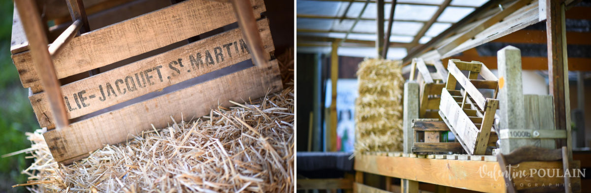 Mariage grange - Valentine Poulain paille