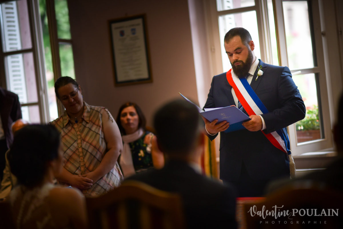 Mariage rock moto Gueberschwihr - Valentine Poulain discours