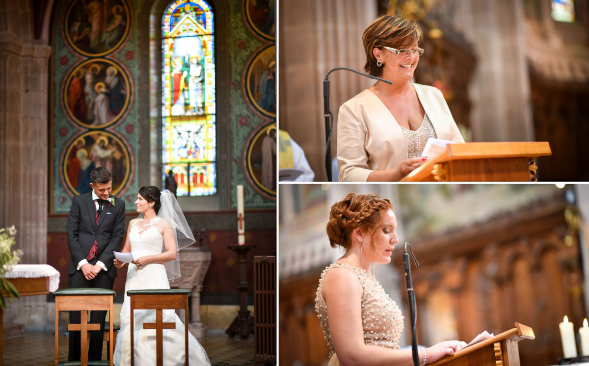 Mariage rock moto Gueberschwihr - Valentine Poulain église