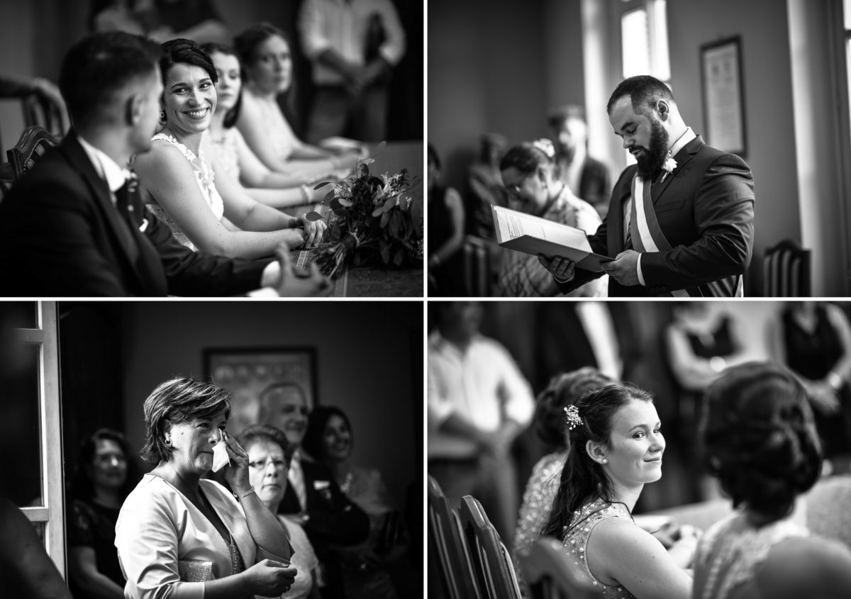 Mariage rock moto Gueberschwihr - Valentine Poulain mairie2